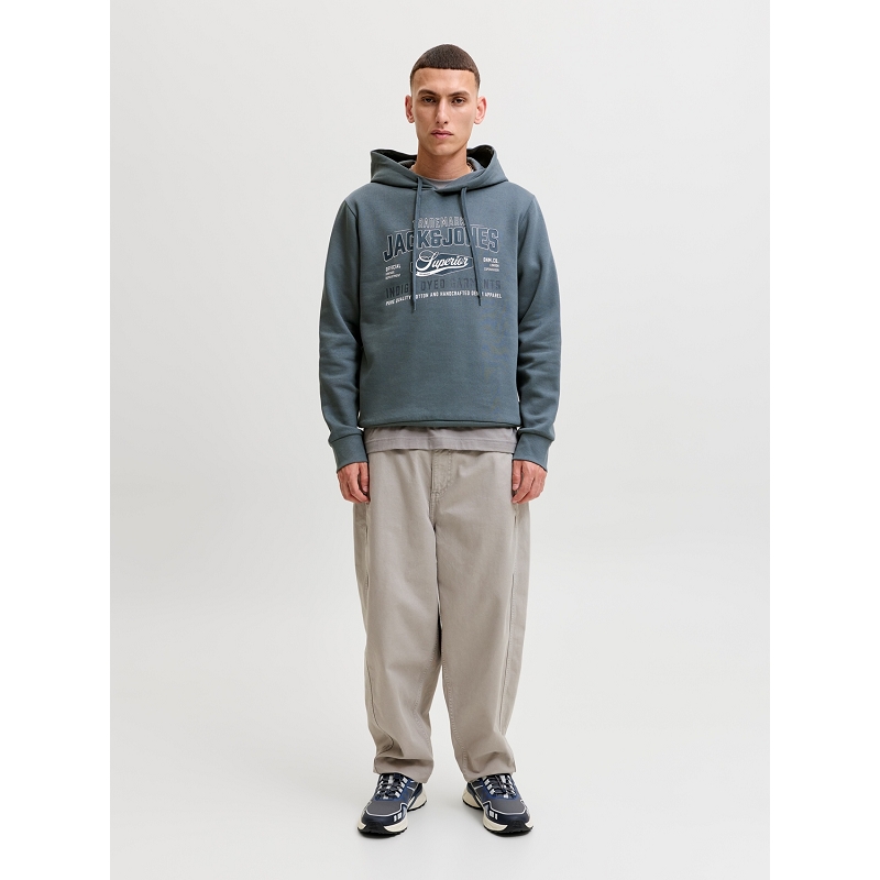 Jack and jones JJELOGO SWEAT HOOD 2 COL AW26 SN3169701_4