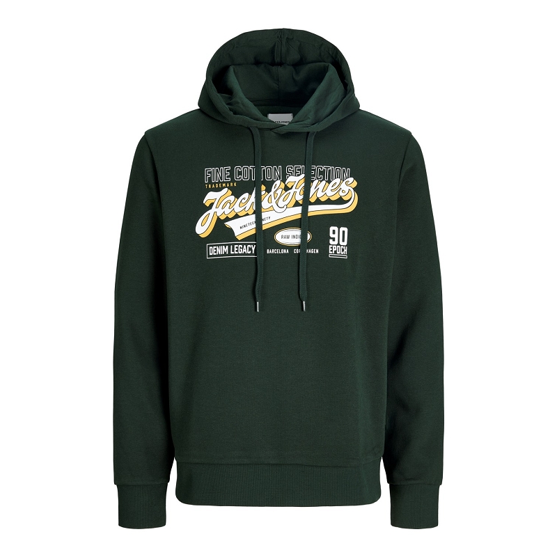 Jack and jones JJELOGO SWEAT HOOD 2 COL AW26 SN