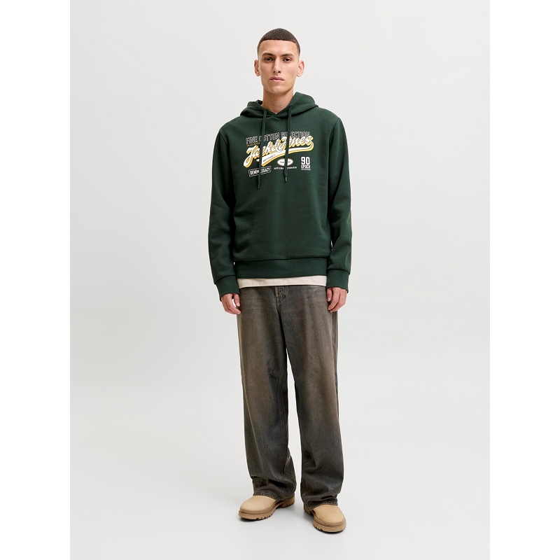 Jack and jones JJELOGO SWEAT HOOD 2 COL AW26 SN3169702_4