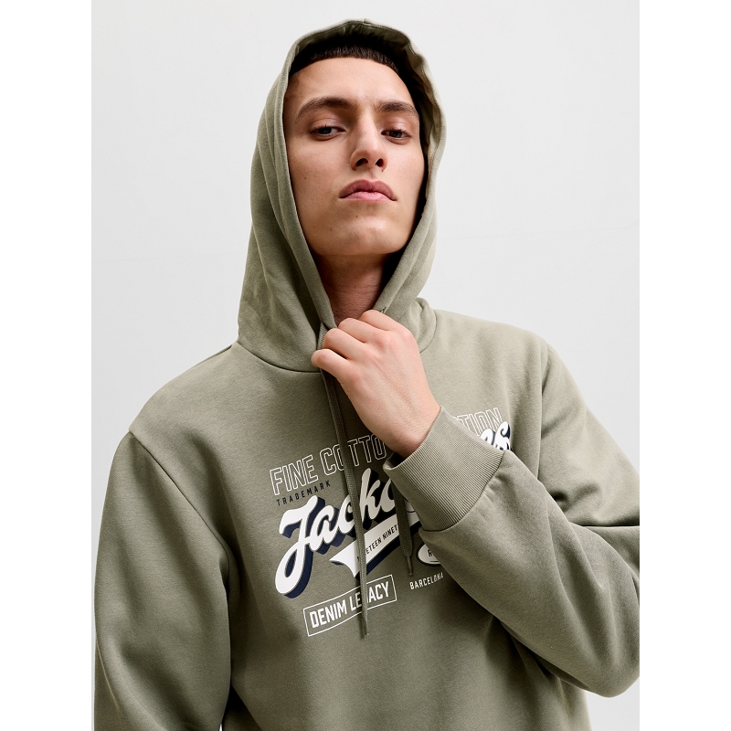 Jack and jones JJELOGO SWEAT HOOD 2 COL AW26 SN