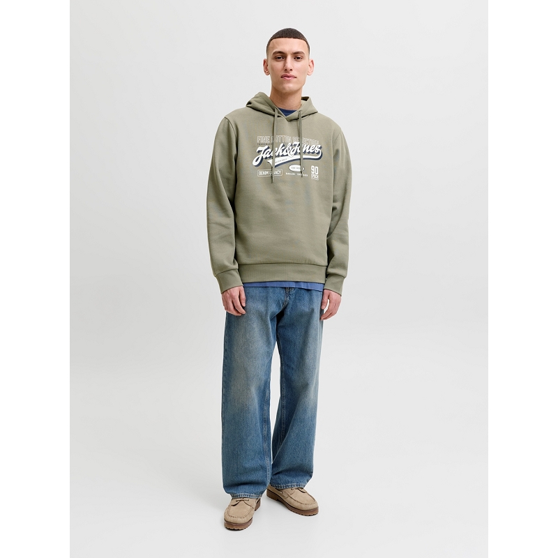 Jack and jones JJELOGO SWEAT HOOD 2 COL AW26 SN3169703_4