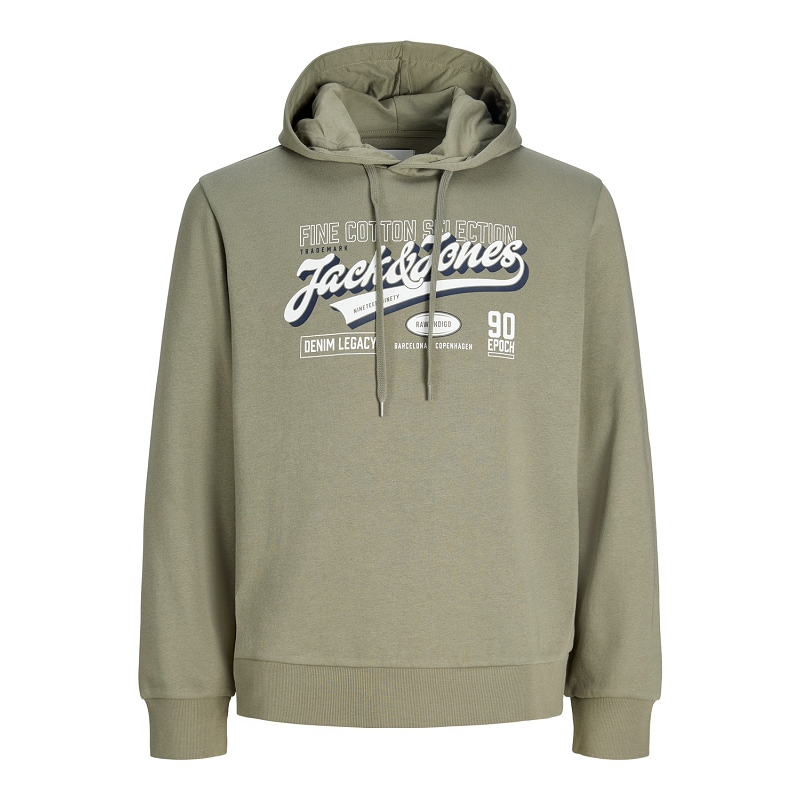 Jack and jones JJELOGO SWEAT HOOD 2 COL AW26 SN3169703_6