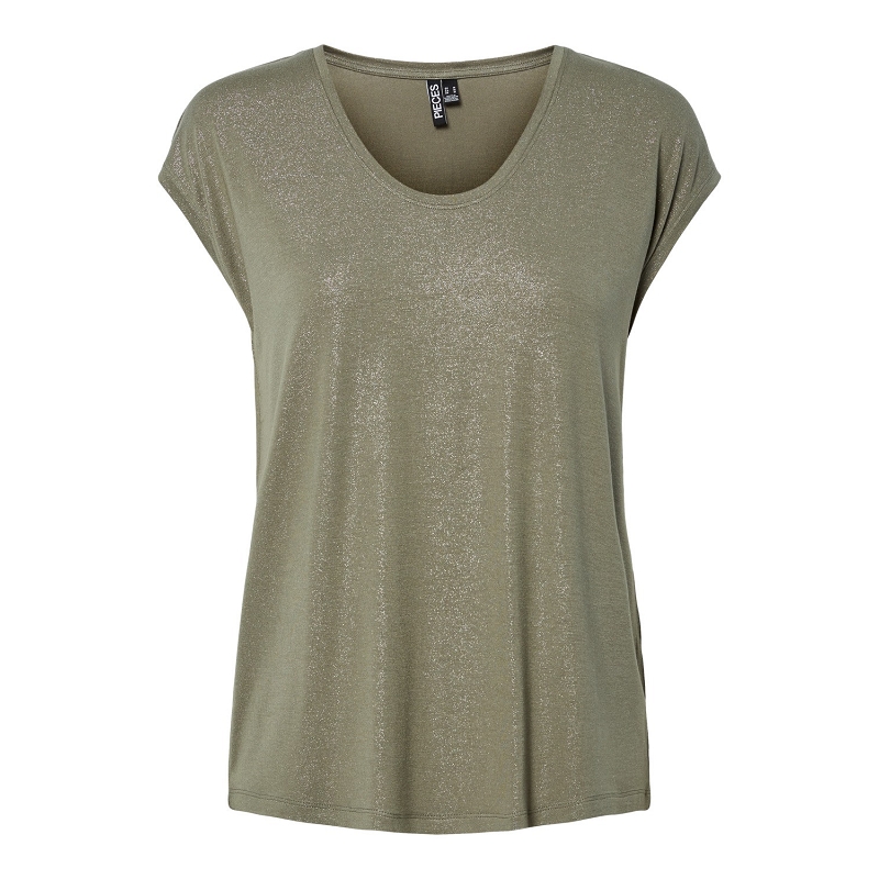 Pieces PCALICE SS GLITTER TEE JRS NOOS BC