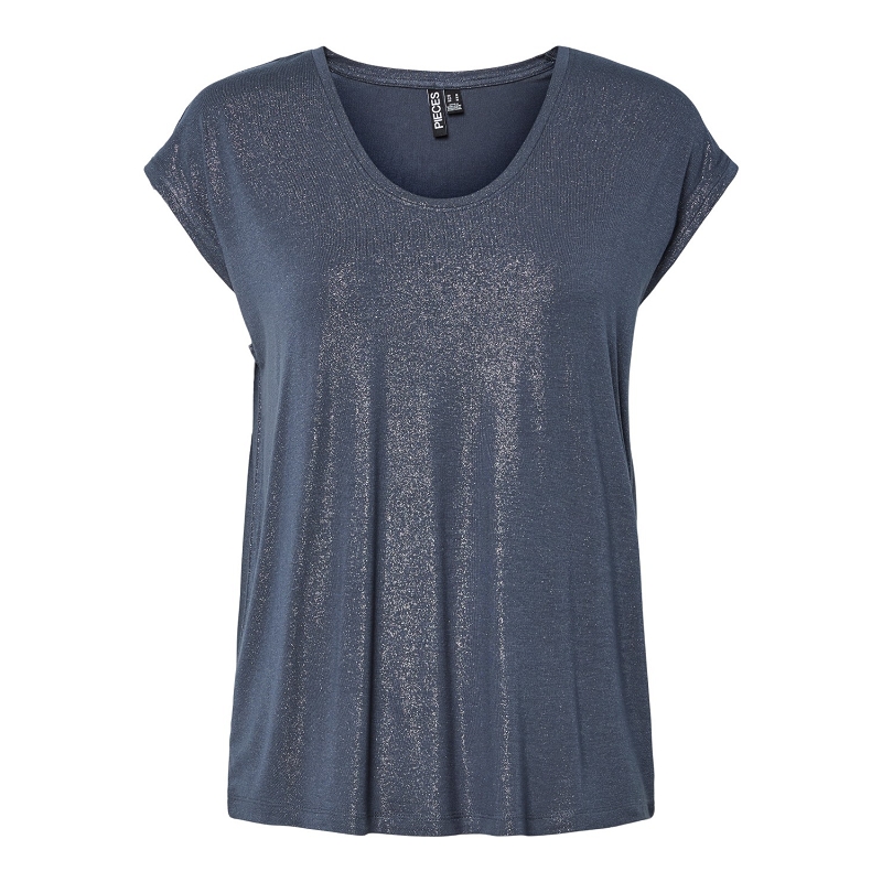 Pieces PCALICE SS GLITTER TEE JRS NOOS BC