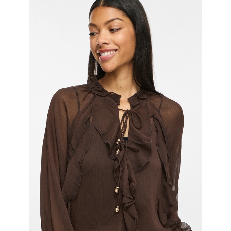 Vila VITIRO VNECK LS FLOUNCE TOPBFS3180801_2