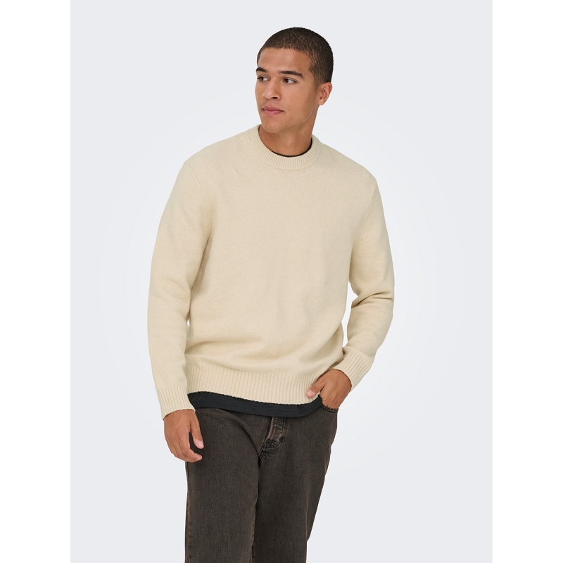 Only and sons ONSJAMES RLX CREW KNIT NOOS