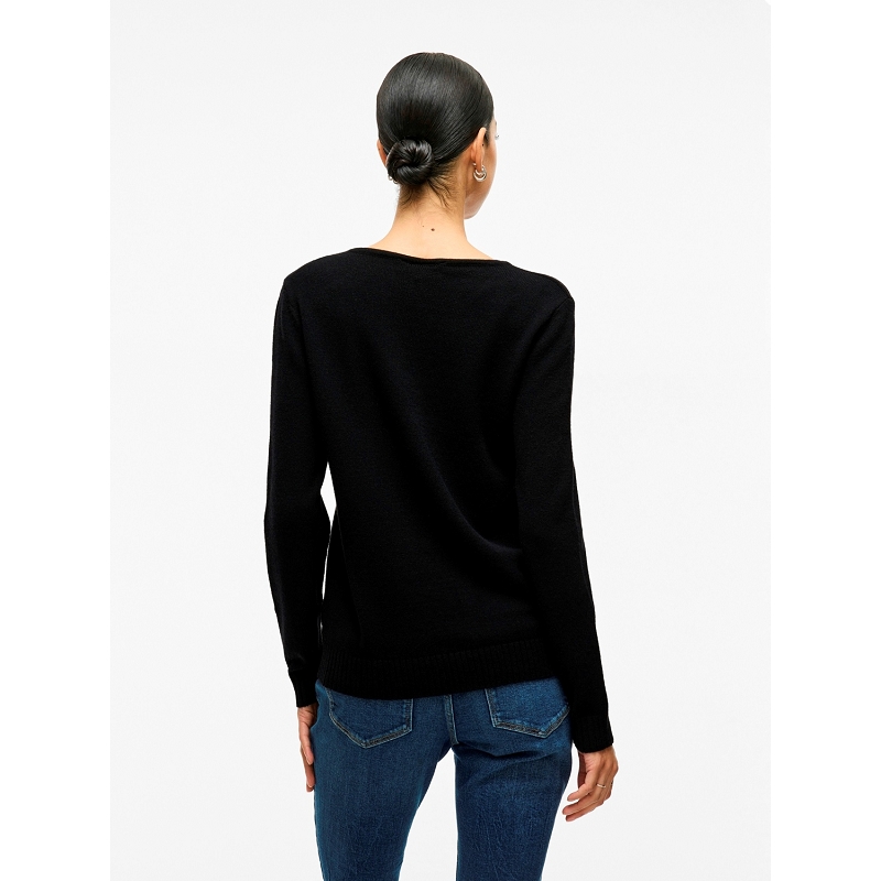 Vila VIRIL VNECK LS KNIT TOP  NOOS3182101_5
