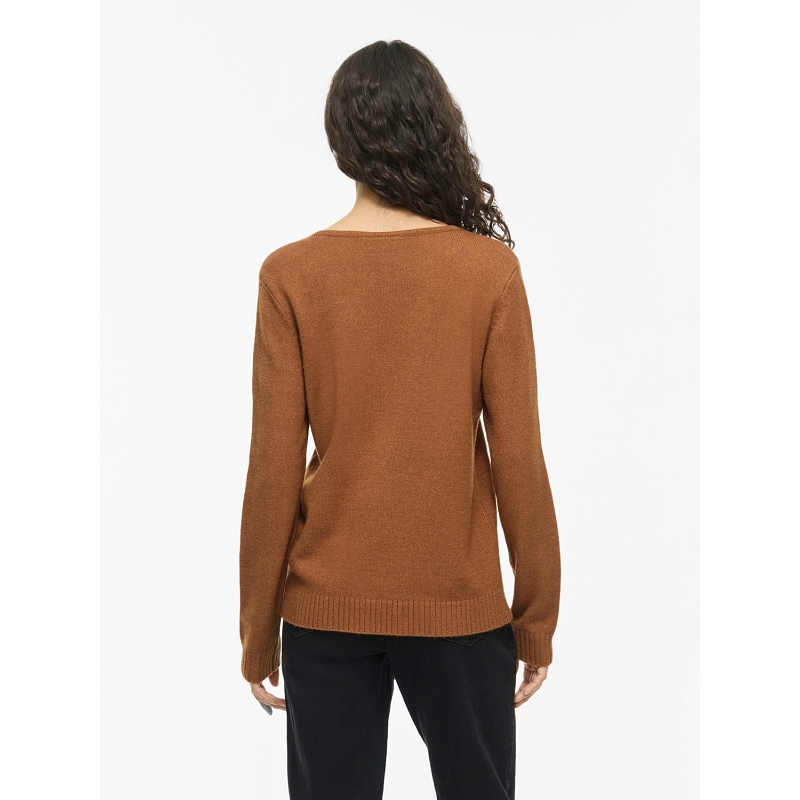 Vila VIRIL VNECK LS KNIT TOP  NOOS3182103_4