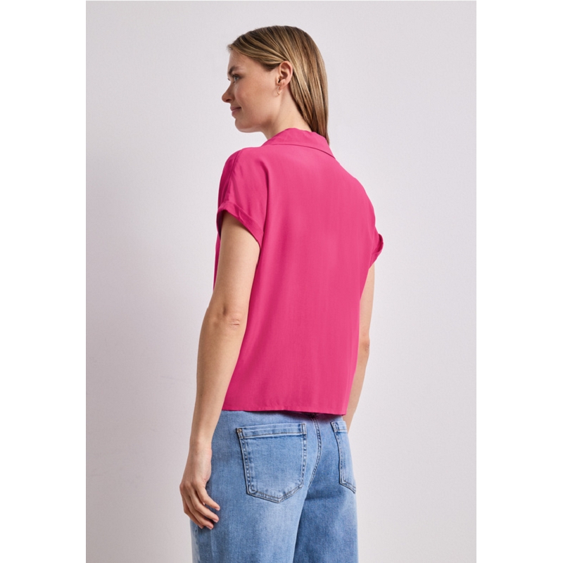 Street one BUTTONED BLOUSE W BOWLING COLLAR UNI3182901_3