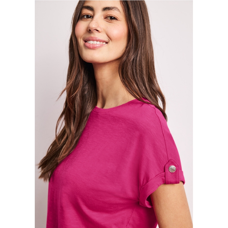 Street one LTD QR BASIC SHIRT W.DECO BUTTONS