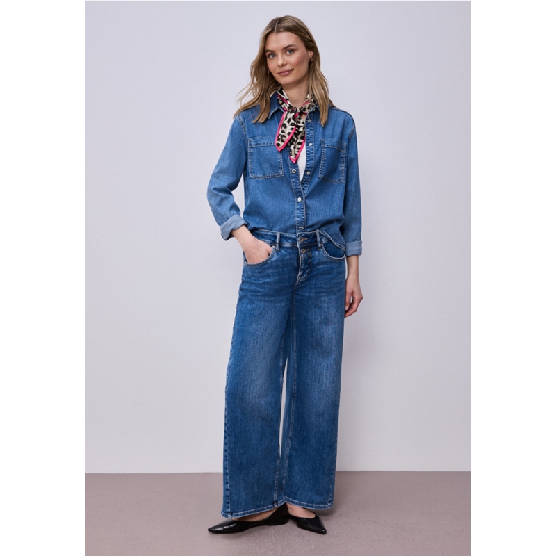 Street one NICKI SATIN LEO SQUARE3185001_3