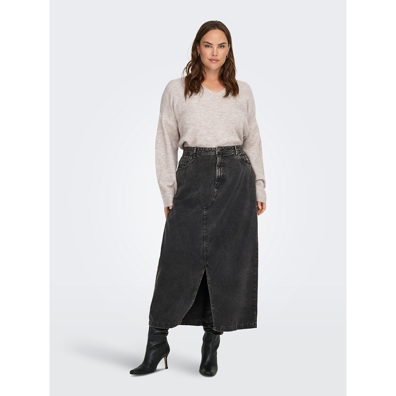 Only carmakoma CARCAMILLA VNECK LS PULLOVER KNT NOOS3206301_4