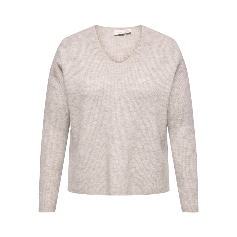Only carmakoma CARCAMILLA VNECK LS PULLOVER KNT NOOS3206301_6