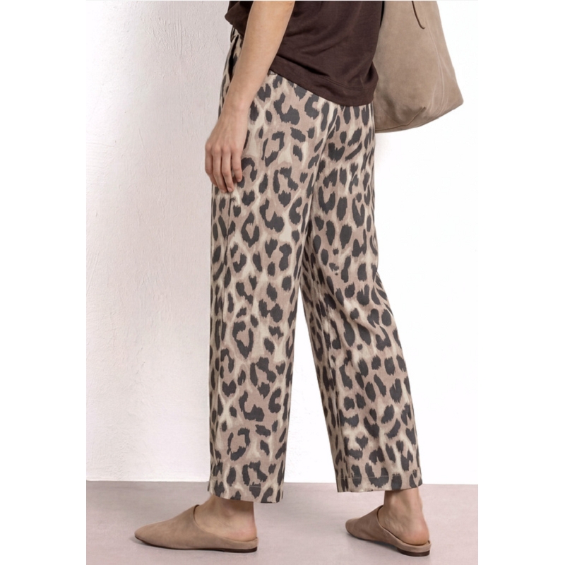 Street one WIDE LEG BELT HORN BUCKLE AOP LEO3219801_2