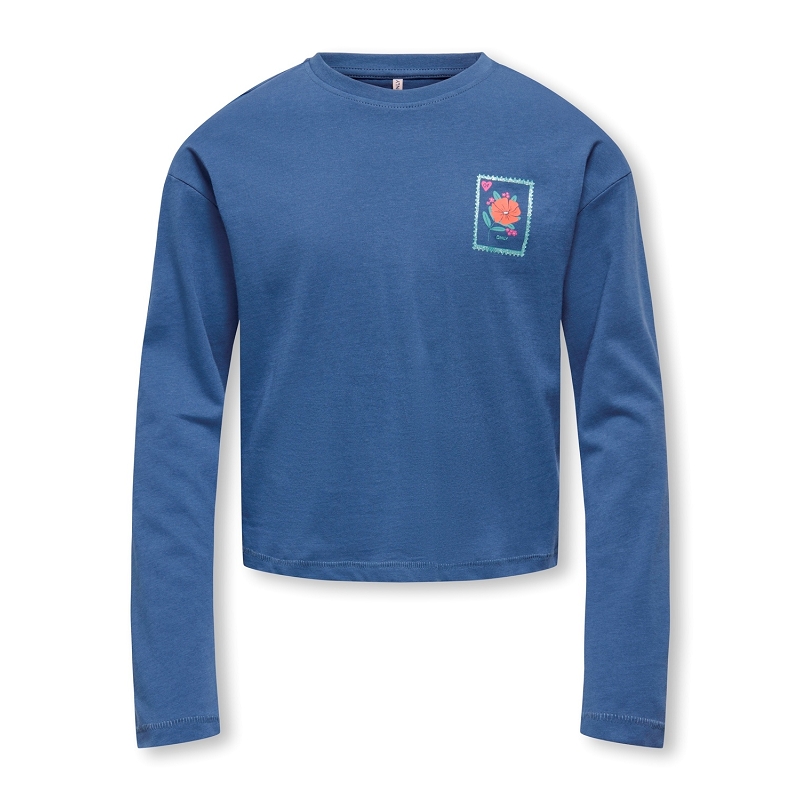 Only kids KOGOLI LIFE FLOWER LOOSE LS TOP FR JRS