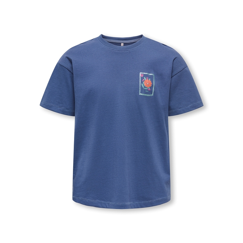 Only kids KOGHELENA LIFE SS RLX TEE FR JRS