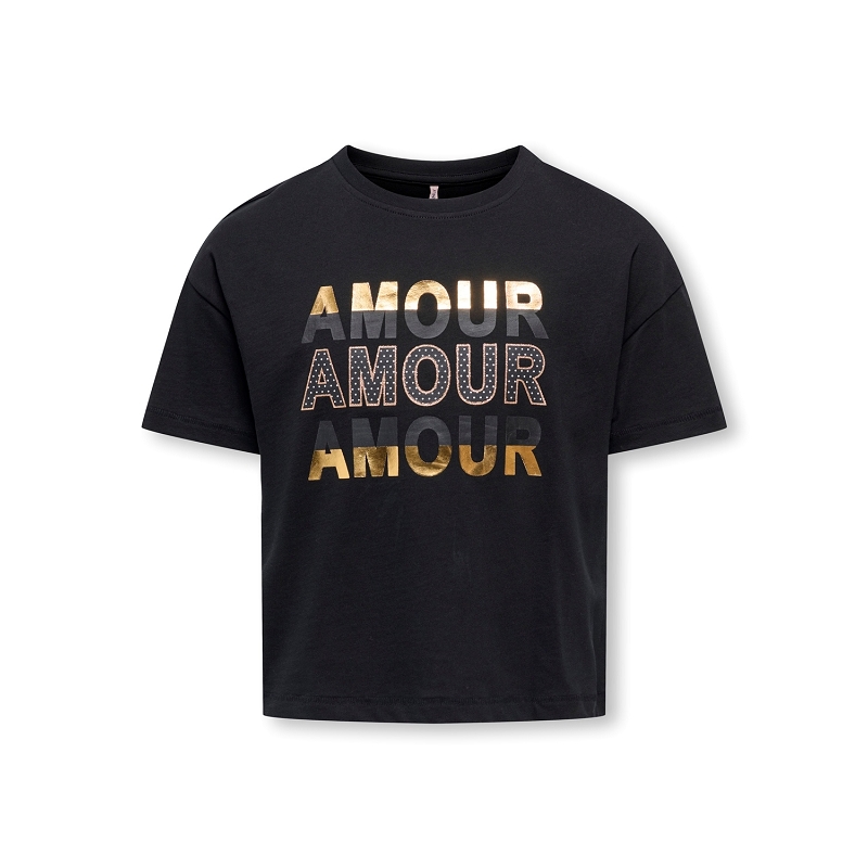 Only kids KOGANNA LIFE AMOURLOVE SS TEE FR JRS
