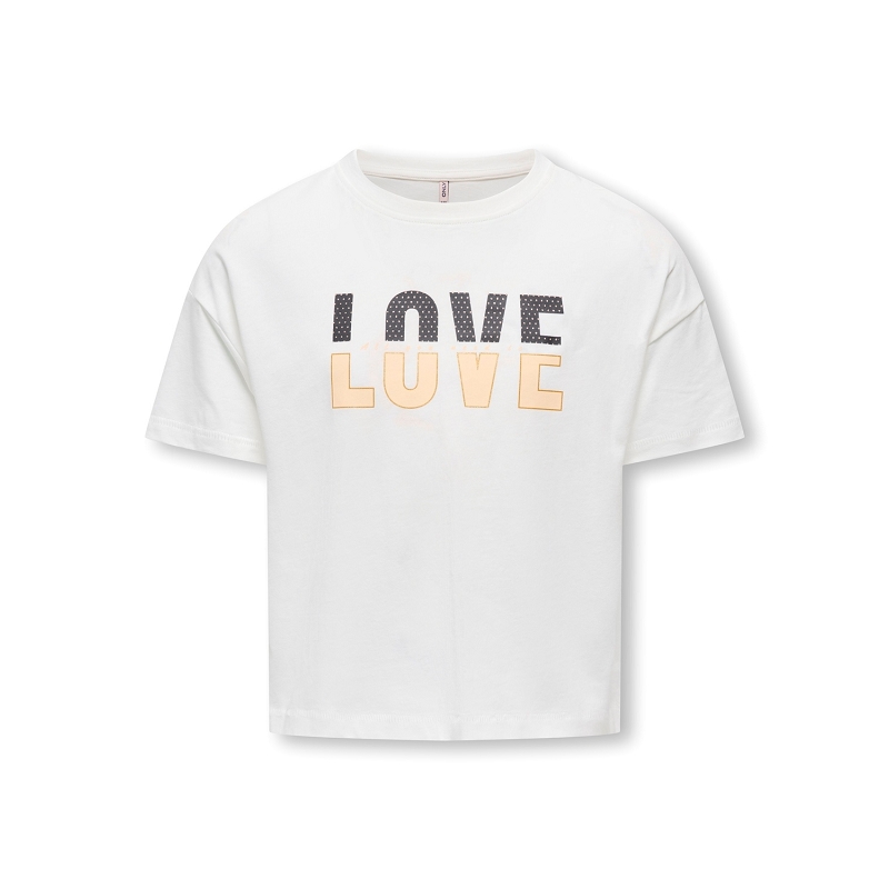 Only kids KOGANNA LIFE AMOURLOVE SS TEE FR JRS