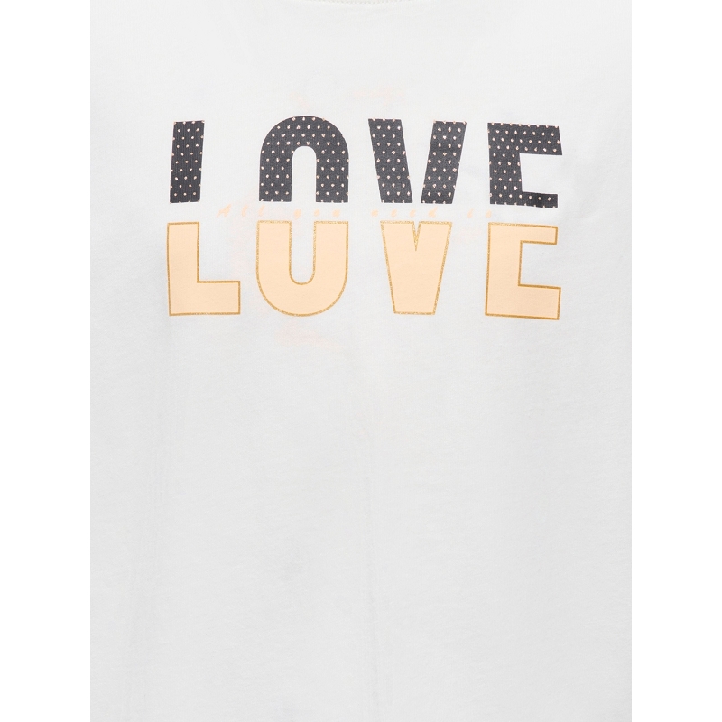 Only kids KOGANNA LIFE AMOURLOVE SS TEE FR JRS3310302_2