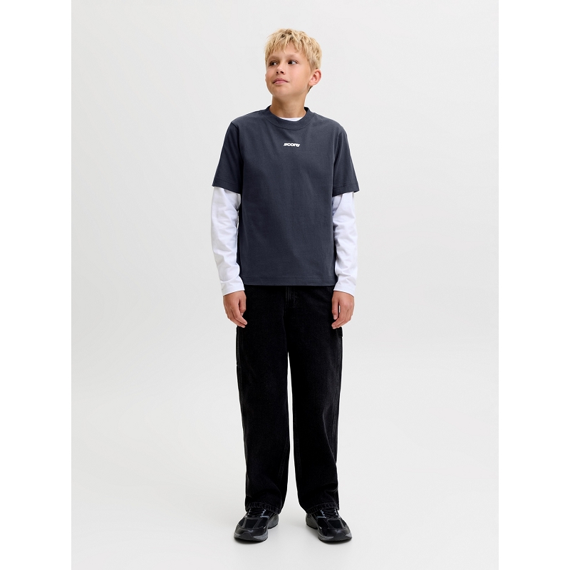 Jack and jones kids JCOCLUB BACK SCRIPT TEE SS CN SN JNR3311502_4
