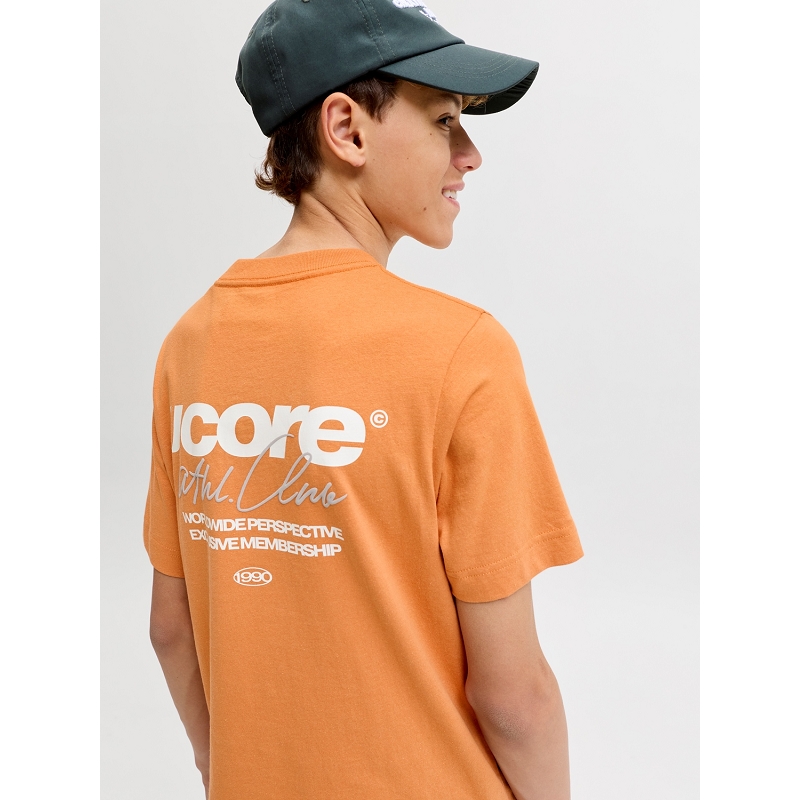 Jack and jones kids JCOCLUB BACK SCRIPT TEE SS CN SN JNR