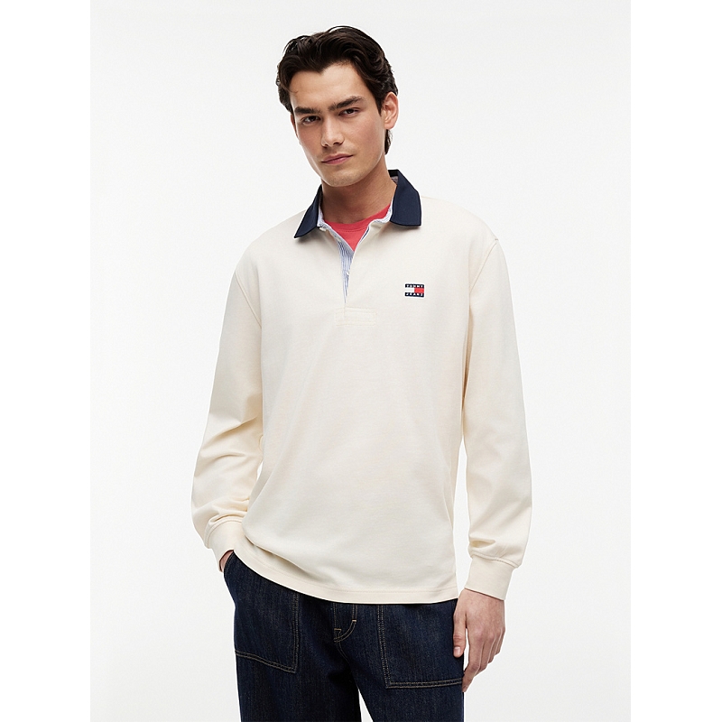Tommy jeans DM0DM23070AEF  TJM RLX ESS BADGE RUGBY EXT