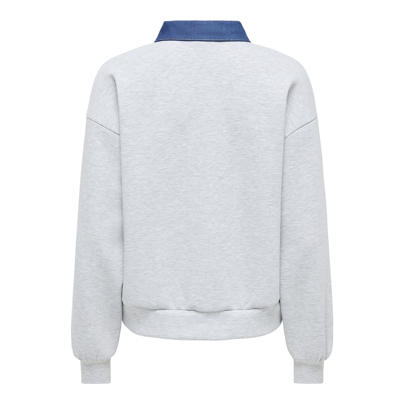 Only ONLSCARLET LS POLO MIX SWEAT UB CS SWT3351101_3