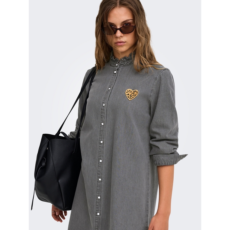 Only ONLWENDY LS EMB DNM DRESS YOR3352902_2