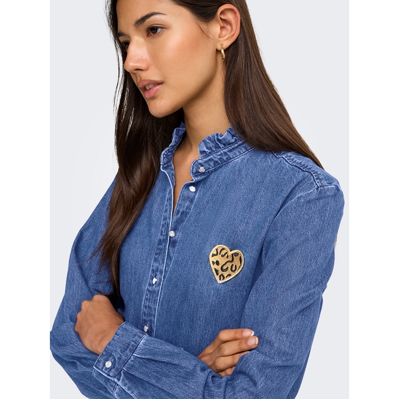 Only ONLWENDY LS FRILL DNM SHIRT YOR FC3353301_2