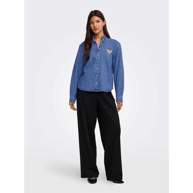 Only ONLWENDY LS FRILL DNM SHIRT YOR FC3353301_4