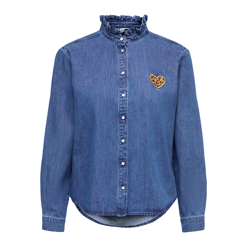 Only ONLWENDY LS FRILL DNM SHIRT YOR FC3353301_6