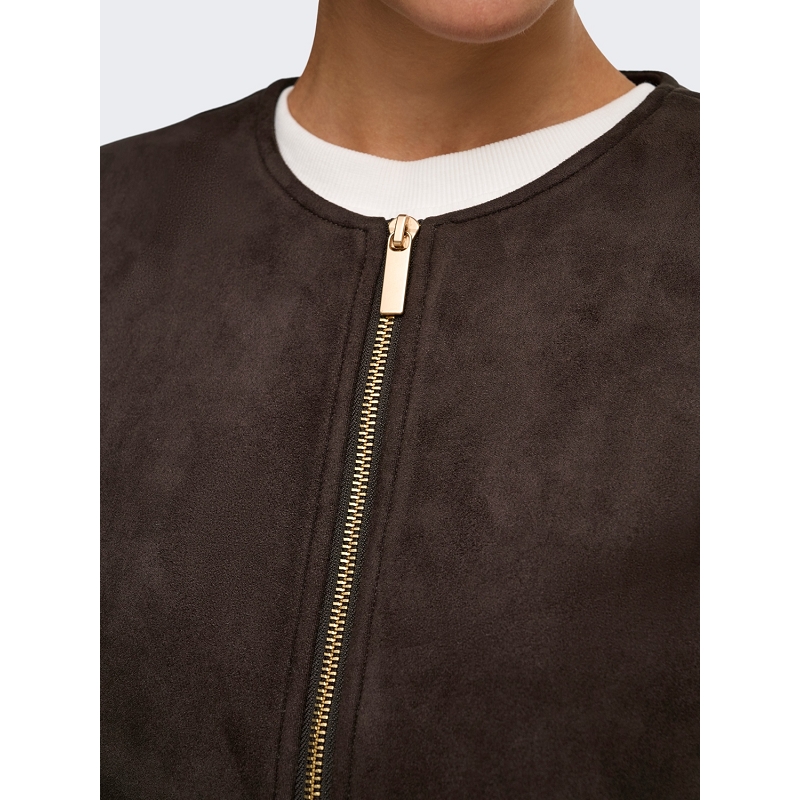 Only ONLSTINA LS FAUX SUEDE BOMBER PNT3357701_2