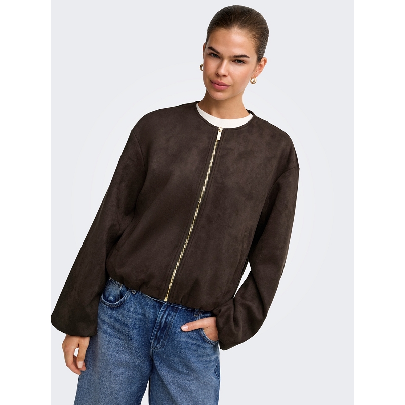 Only ONLSTINA LS FAUX SUEDE BOMBER PNT3357701_3