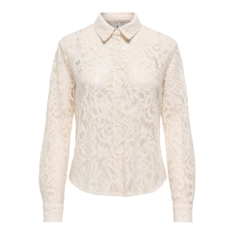Only ONLBIRUN LS LACE SHIRT WVN