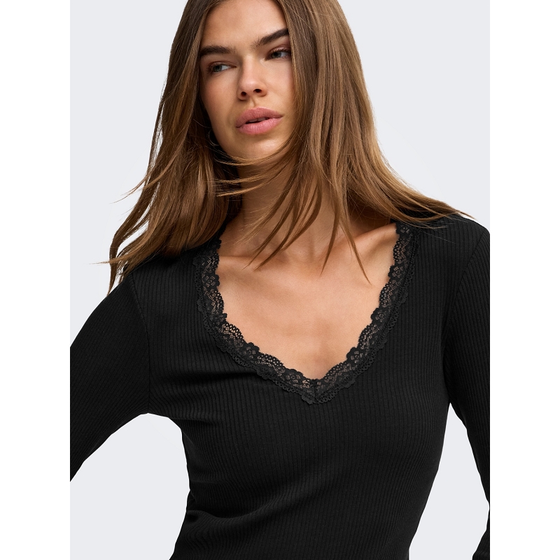 Only ONLSARA SHARAI LS VNECK TOP JRS3358201_3