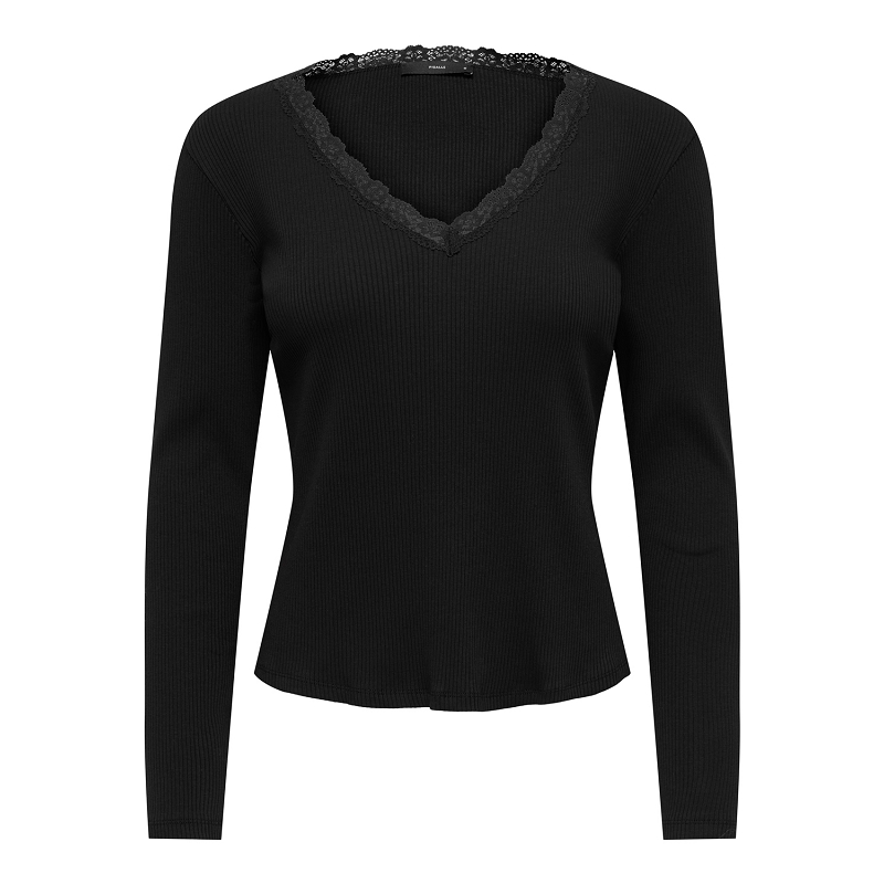 Only ONLSARA SHARAI LS VNECK TOP JRS3358201_6