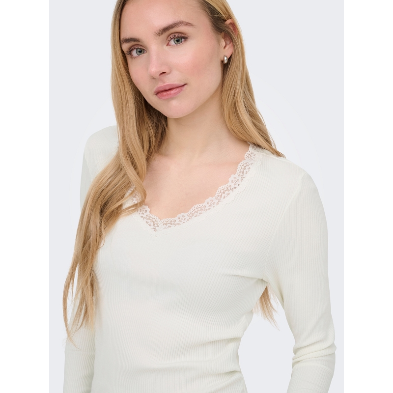 Only ONLSARA SHARAI LS VNECK TOP JRS3358202_2