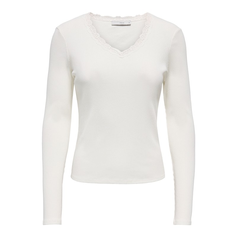 Only ONLSARA SHARAI LS VNECK TOP JRS3358202_6