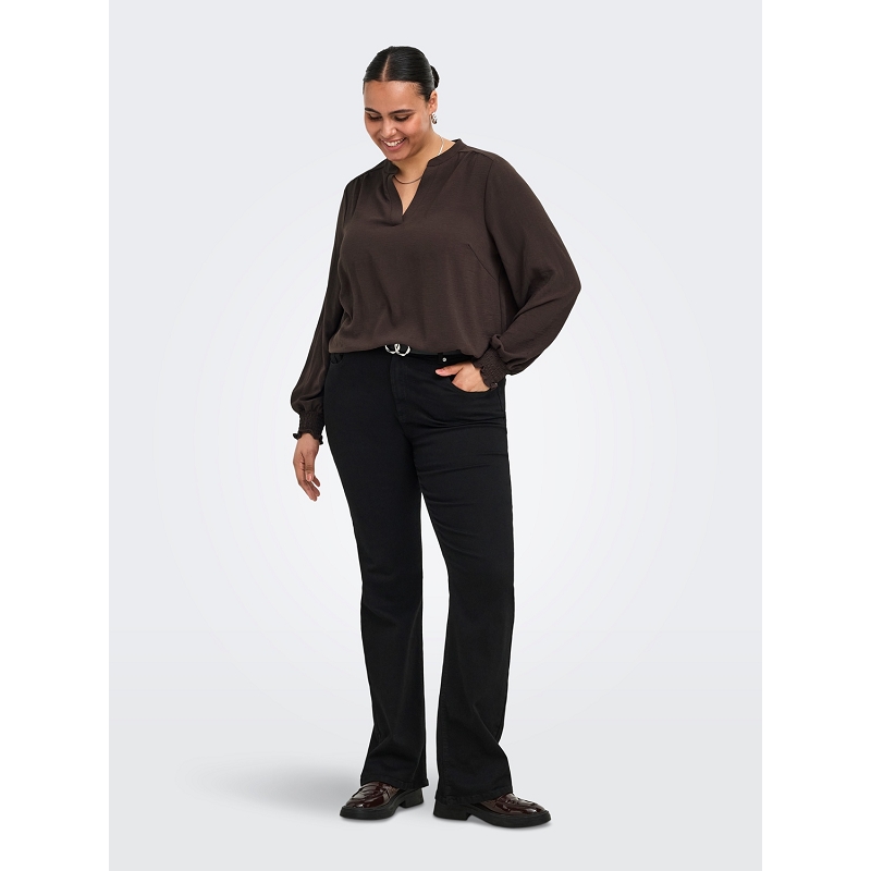 Only carmakoma CARMETTA VNECK LS TOP WVN NOOS3359201_4