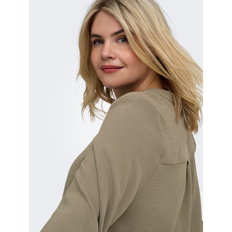 Only carmakoma CARMETTA VNECK LS TOP WVN NOOS3359202_3