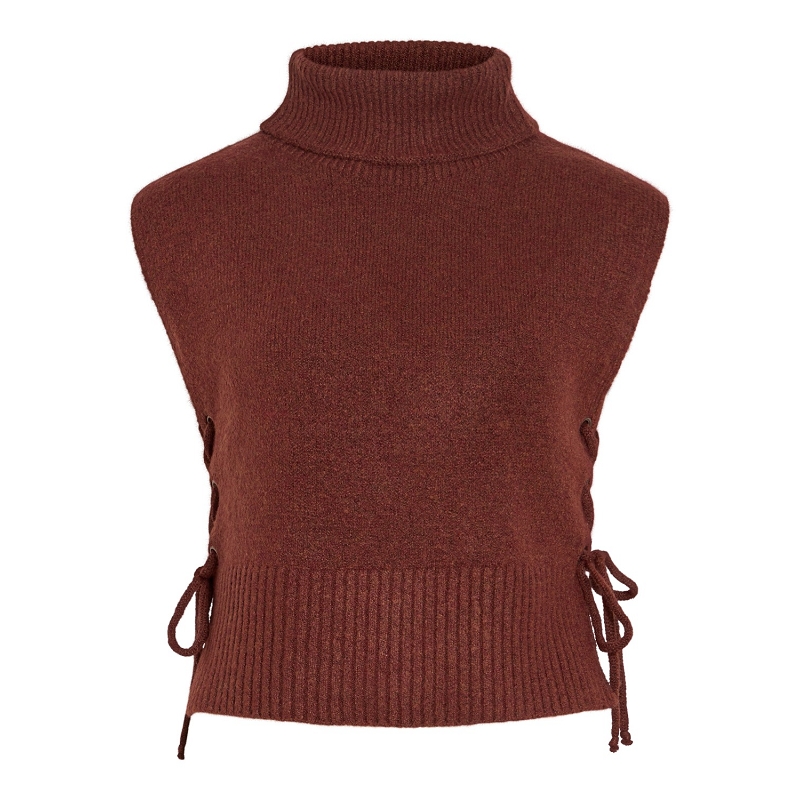 Vila VILYLA LACE UP COLLAREF