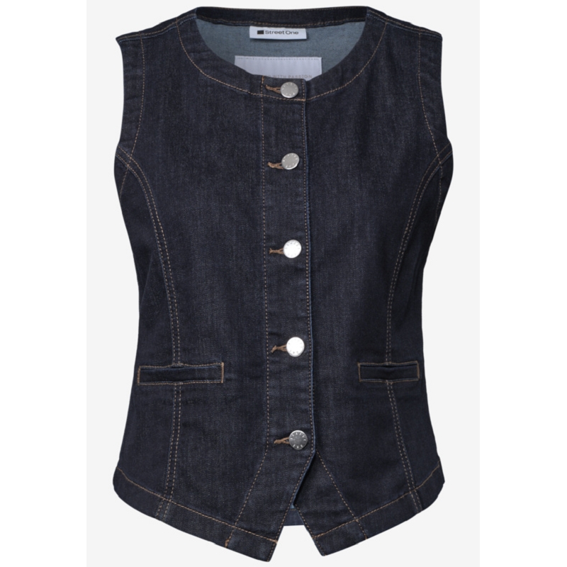 Street one STYLE DENIM,VEST,RINSE WASHED3506801_4