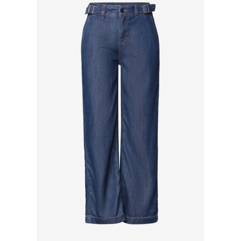 Street one STYLE EMEE WIDE LEG,HW,RINSE WASH3507801_4