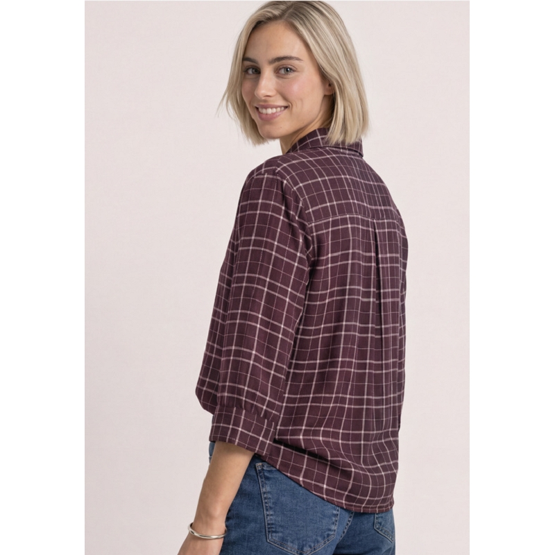 Street one CHECK SHIRTCOLLAR BLOUSE3508401_3