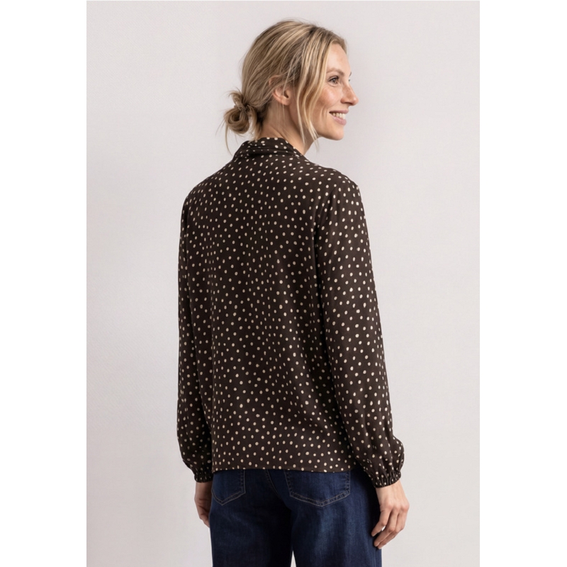 Street one PRINTED BLOUSE W TIE DETAIL3509101_3