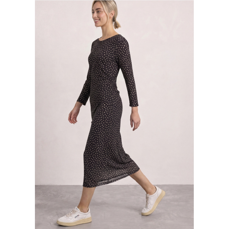 Street one MESH DRESS_AOP