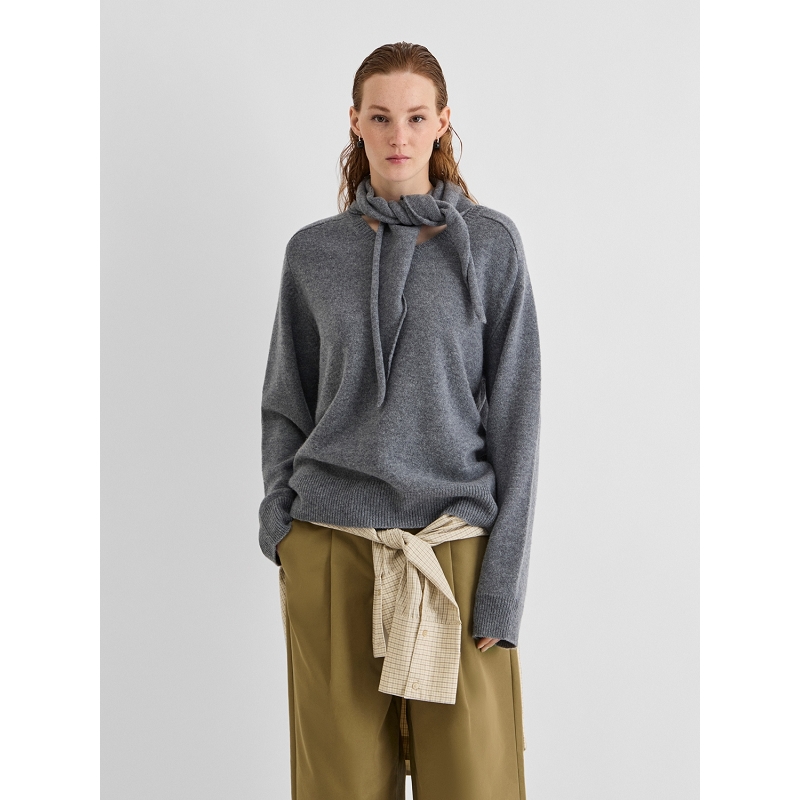 Rouge edit ROUKATE LS VNECK KNITPF