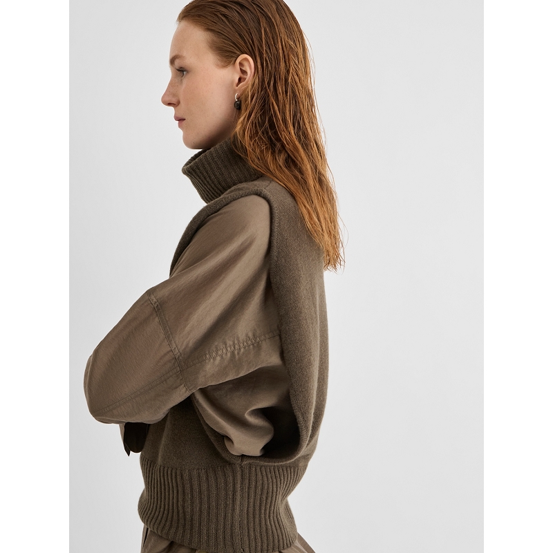 Rouge edit ROUCLEO ROLL NECK KNIT VESTPF3520201_3