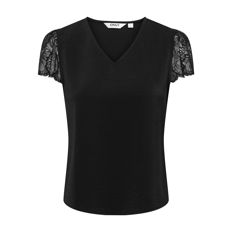 Only ONLLORIEN LACE CS VNECK TOP WVN3533501_6