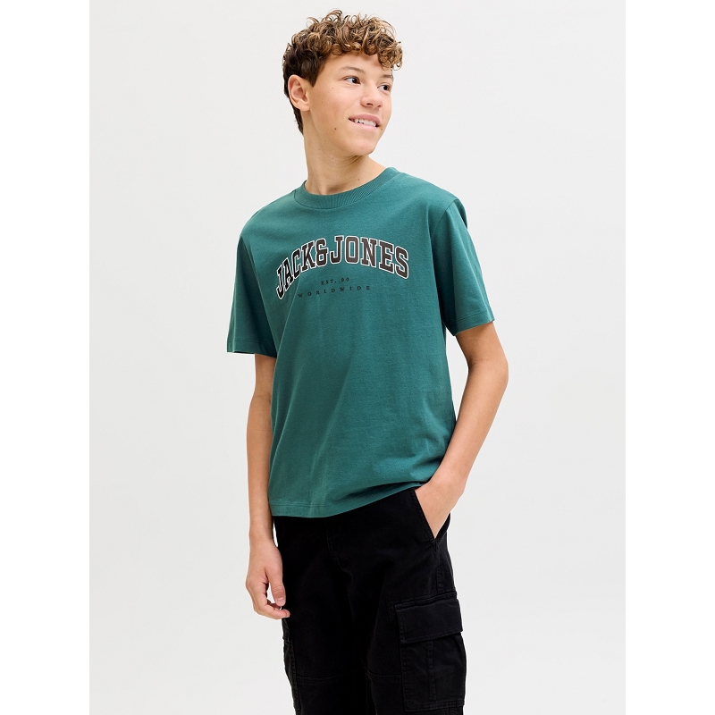 Jack and jones kids JJECALEB VARSITY TEE SS ONECK NOOS JNR